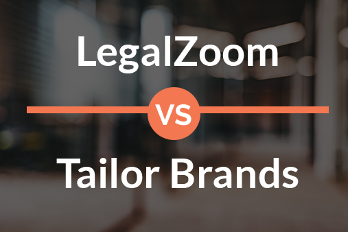 Legalzoom vs tailor brands