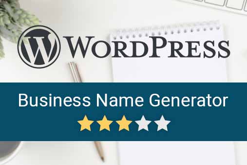 Wordpress business name generator